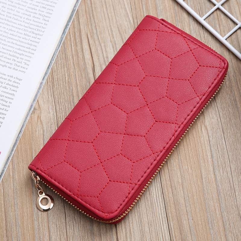 Wholesale Multi-Card Women Casual Zipper Design Stone