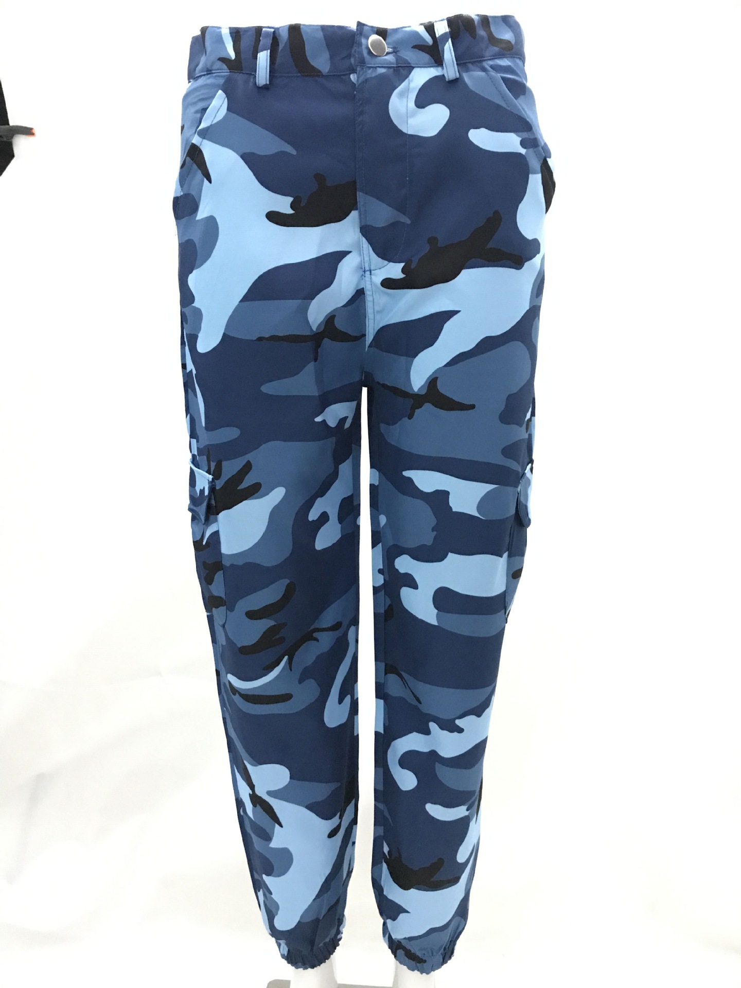 パンツ DIESEL Camouflage pattern high waist leggings pants blue A06 Women's Pants and Shorts: Leggings, Shorts, Jumpsuits | Diesel®