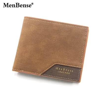Frosted Multi-Card Large Capacity Short PU Leather Men Wallet
