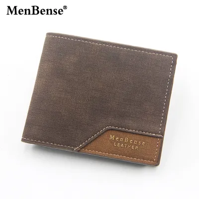 Frosted Multi-Card Large Capacity Short PU Leather Men Wallet