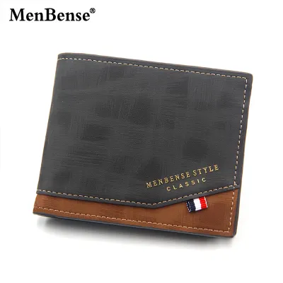 Frosted Multi-Card Large Capacity Short PU Leather Men Wallet