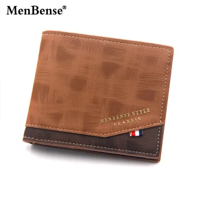 Frosted Multi-Card Large Capacity Short PU Leather Men Wallet