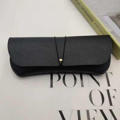 Simple Solid Color Sunglasses Portable Glasses Case PVC