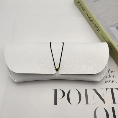 Simple Solid Color Sunglasses Portable Glasses Case PVC