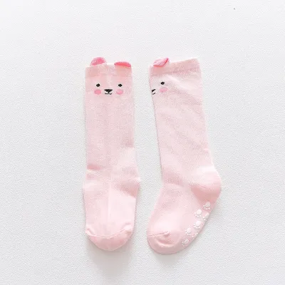 Baby Cartoon Animal Non-slip Cotton Socks Unisex Long Barrel