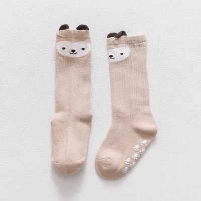 Baby Cartoon Animal Non-slip Cotton Socks Unisex Long Barrel