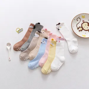 Baby Cartoon Animal Non-slip Cotton Socks Unisex Long Barrel