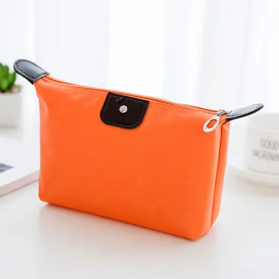 Large Capacity Waterproof Cosmetic Bag Travel Wash Storage Bag Simple Modern Nylon