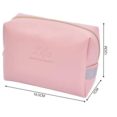 Large Capacity Multifunctional Cosmetic Bag Waterproof Dustproof Travel Clutch