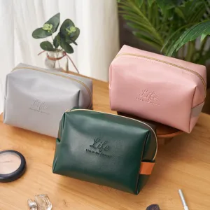 Large Capacity Multifunctional Cosmetic Bag Waterproof Dustproof Travel Clutch
