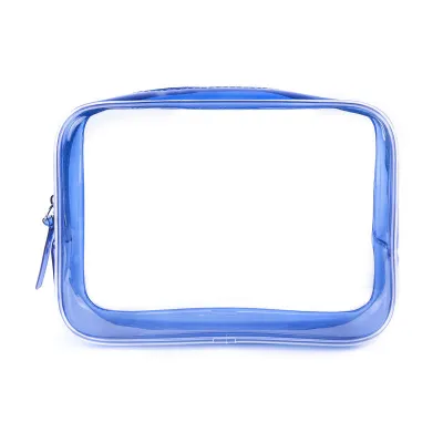 Transparent PVC Cosmetic Bag Large Capacity Waterproof Travel Makeup Pouch