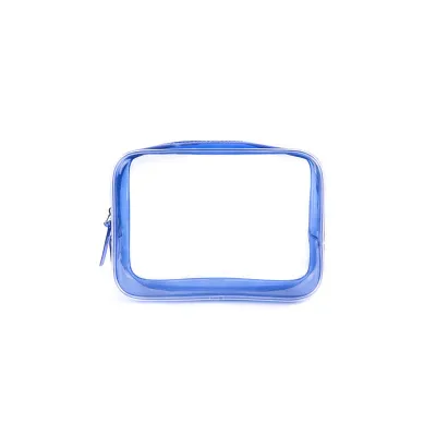 Transparent PVC Cosmetic Bag Large Capacity Waterproof Travel Makeup Pouch