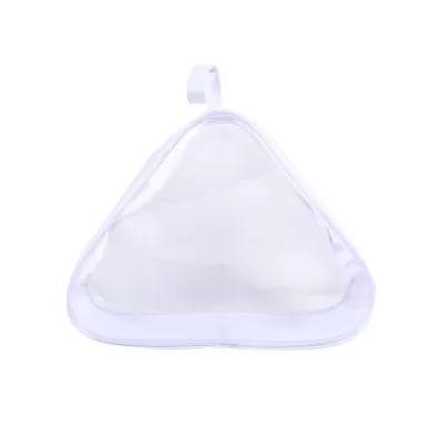 PVC Zipper Travel Waterproof Transparent Triangle Cosmetic Bag Makeup Pouch