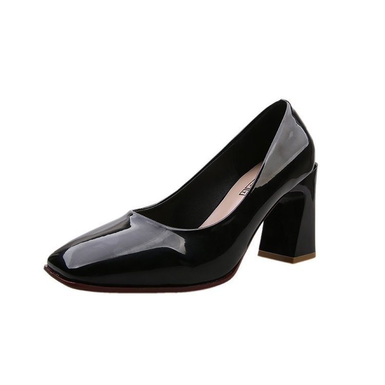 Wholesale Women Fashion Basic Spring Square Toe Solid Color