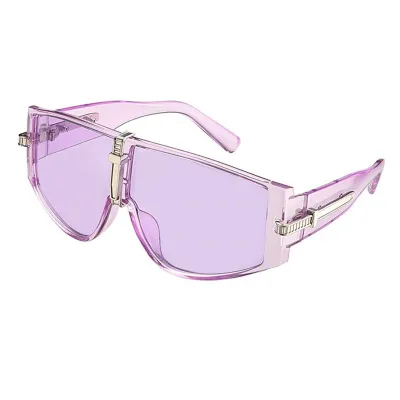 Women Fashion Solid Color Big Frame All-match Sunglasses