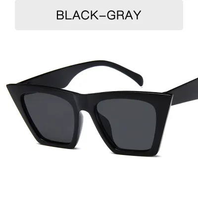 Women Vintage Square Frame Sunglasses All-match