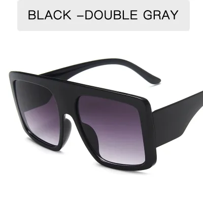 Women Vintage Big Frame All-match Sunglasses