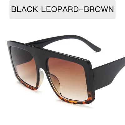 Women Vintage Big Frame All-match Sunglasses