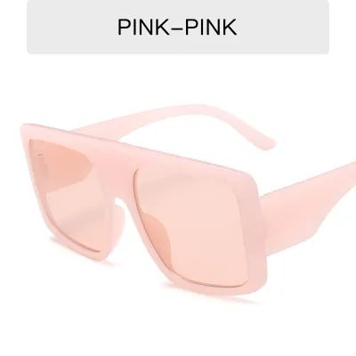 Women Vintage Big Frame All-match Sunglasses