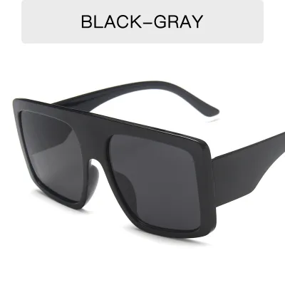 Women Vintage Big Frame All-match Sunglasses