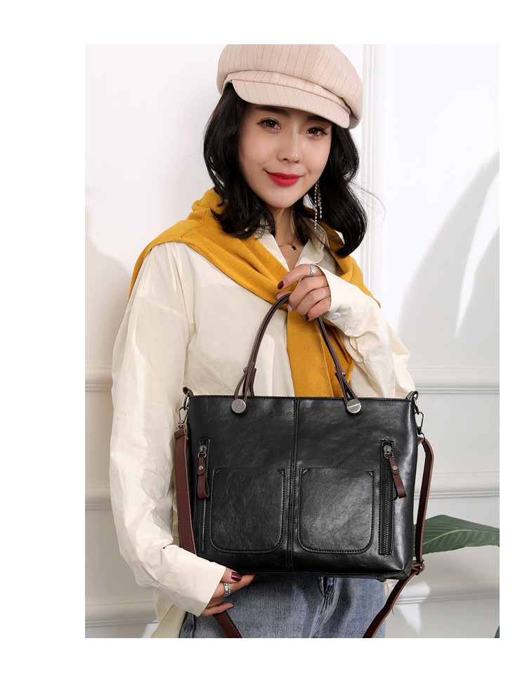 【COLOR iN ID】Vintage multi-pocket shoulder bag Amazon.com: Grunge Tote Bag Y2K Hippie Large Capacity Purse