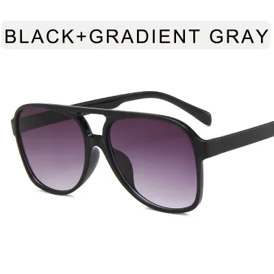 Women Fashion Oversized Toad Mirror Sunglasses