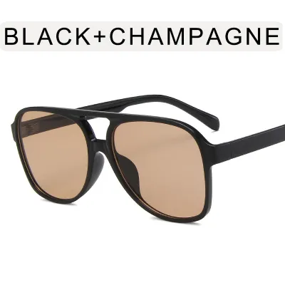 Women Fashion Oversized Toad Mirror Sunglasses