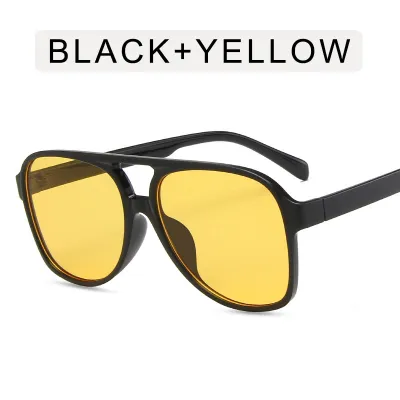 Women Fashion Oversized Toad Mirror Sunglasses