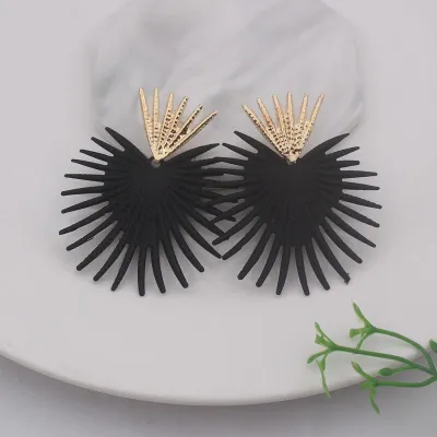 Punk Exaggerated Geometric Alloy Stud Earrings