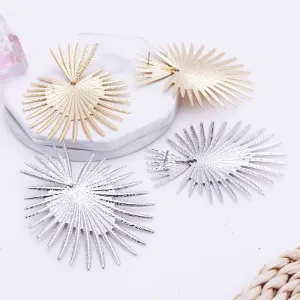 Punk Exaggerated Geometric Alloy Stud Earrings
