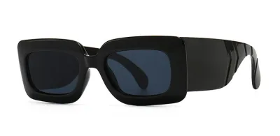 Women Modern Retro Oval Frame Snakeskin Pattern Sunglasses Resin Lens