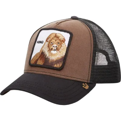 Unisex Casual Animal Pattern Embroidery Design Dome Cap