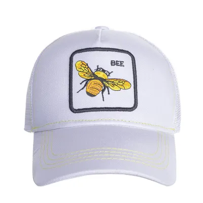 Unisex Casual Animal Pattern Embroidery Design Dome Cap