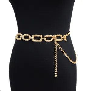 Women's Punk Metal Chain All-Match Dress Belt