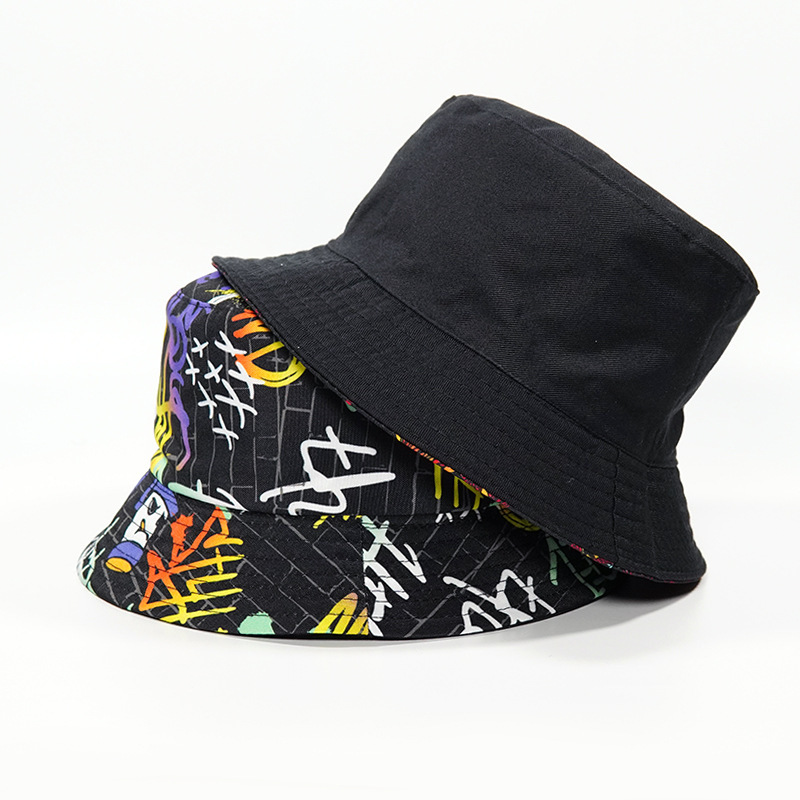 Wholesale Unisex Graffiti Printed All-match Bucket Hat