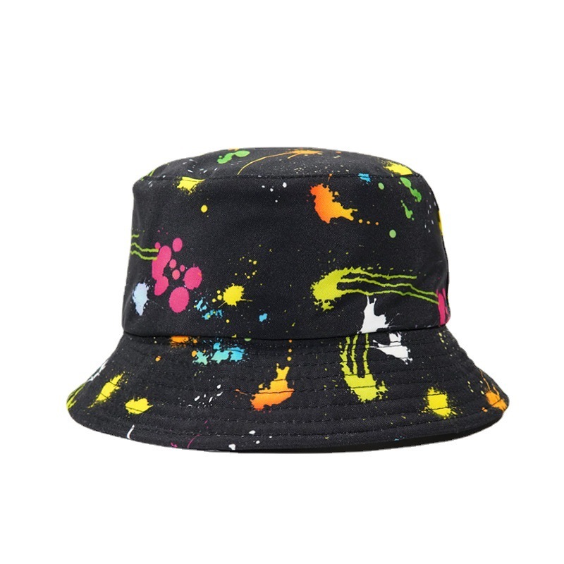 Colourful sold bucket hat, covered in sprinkles!