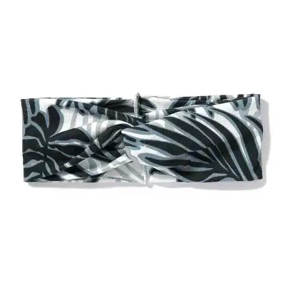 Fashion Geometric Cross Pattern Elastic Yoga Fitness Sports Wide Headband