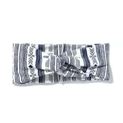 Fashion Geometric Cross Pattern Elastic Yoga Fitness Sports Wide Headband