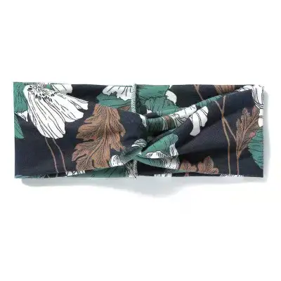 Fashion Geometric Cross Pattern Elastic Yoga Fitness Sports Wide Headband