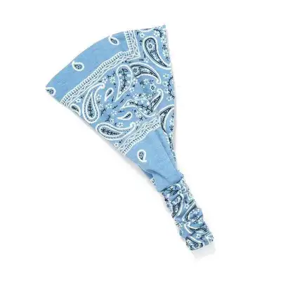Ethnic Cashew Pattern Elastic Yoga Fitness Sports Wide Headband