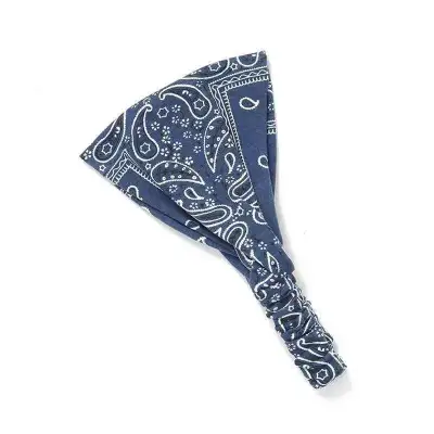 Ethnic Cashew Pattern Elastic Yoga Fitness Sports Wide Headband