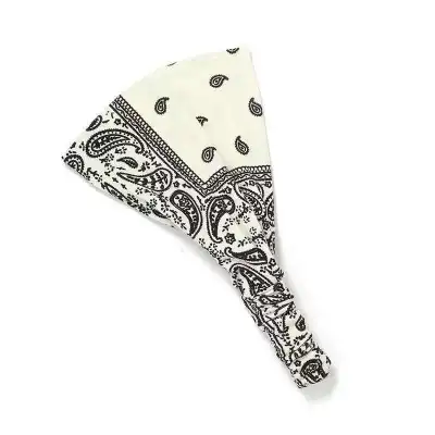 Ethnic Cashew Pattern Elastic Yoga Fitness Sports Wide Headband