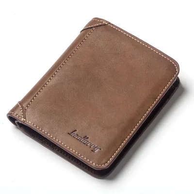 Men's Classical PU Leather Horizontal Card Holder Wallet