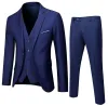 Two Button Navy Blue