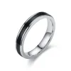 4mm Wide Classic Black