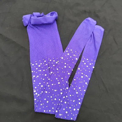Girls Personalized Rhinestone Solid Color Hollow Out Pantyhose Tights