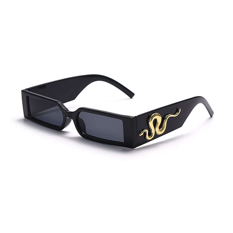 Wholesale Unisex Hiphop Metal Snake Decoration Small Frame Wholesale Unisex Hiphop Metal Snake Decoration Small Frame