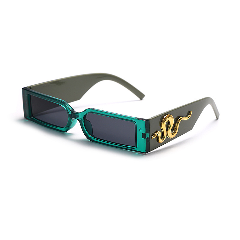 Wholesale Unisex Hiphop Metal Snake Decoration Small Frame