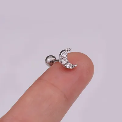 Creative Simple Geometric Zircon Decorative Piercing Jewelry