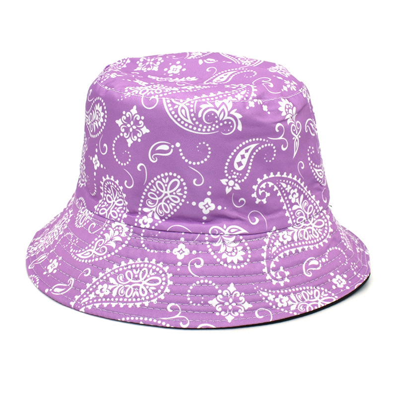 帽子 HUMAN MADE PAISLEY BUCKET HAT WHITE M Wholesale Unisex Vintage Paisley Printed All-match Bucket Hat